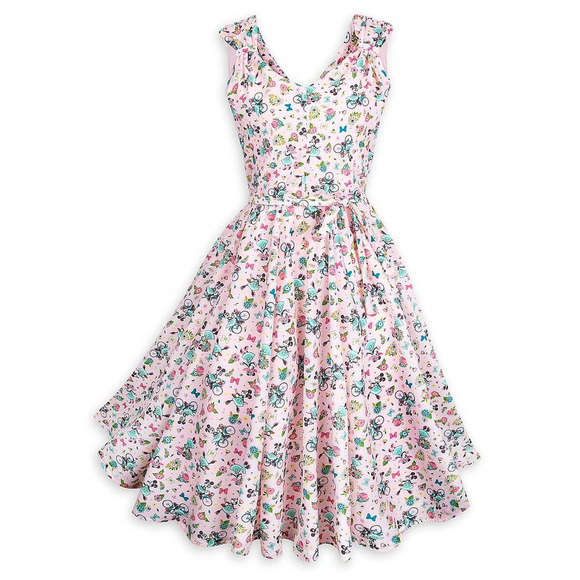 NEW DISNEY Dress Shop Epcot Flower & Garden Festival Dress Mini Blooms Pink 2X - Picture 1 of 11